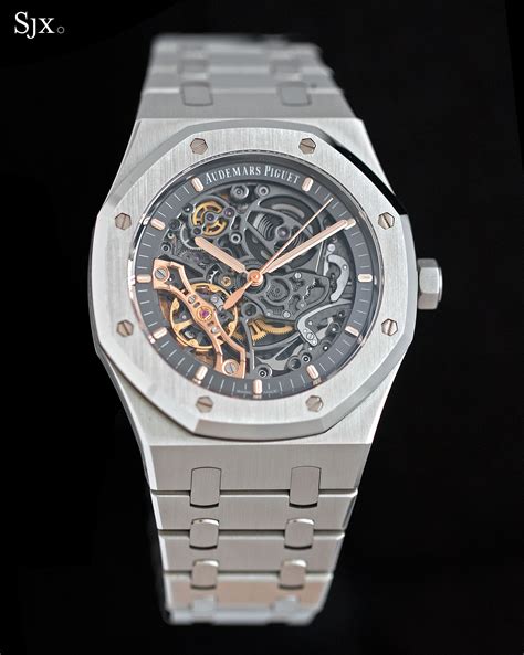 audemars piguet skeleton|audemars piguet royal oak open worked skeleton.